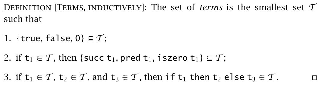 inductive definition of Arith