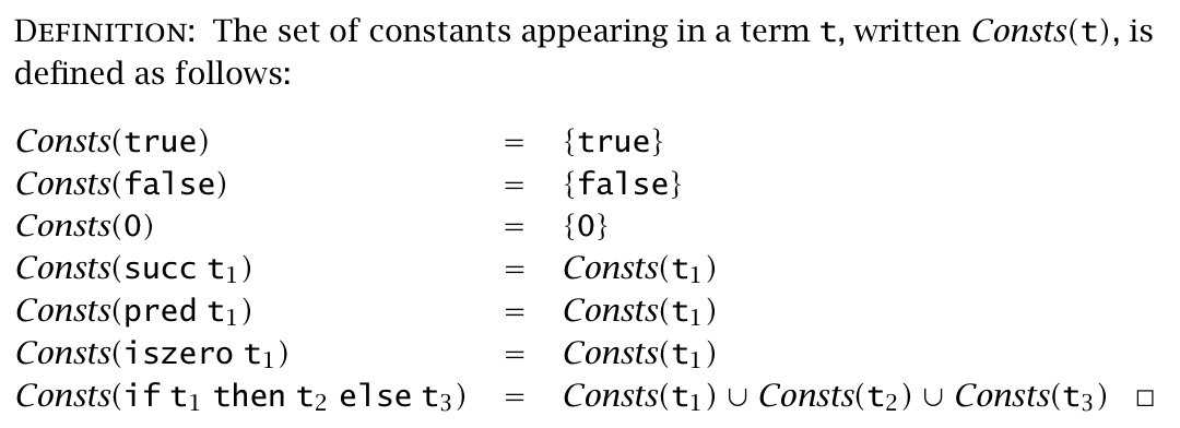 Definition of Constants